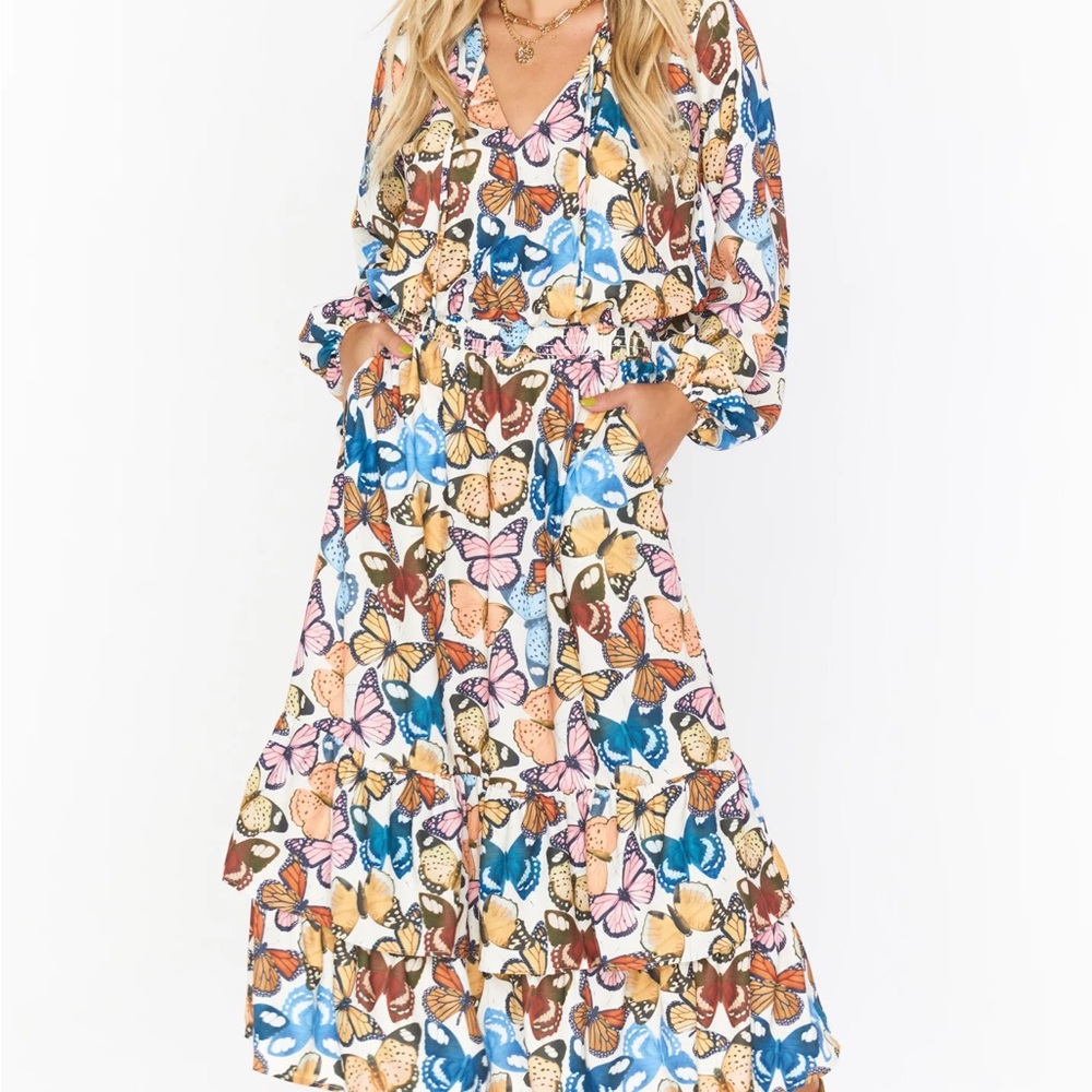 Show Me Your Mumu Butterfly Dress - Size Medium